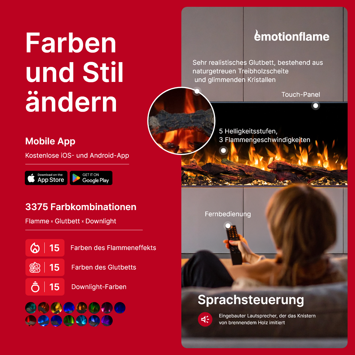 Solis - Elektrokamin – Bild 3